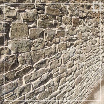 Close-up of stone wall with pointing