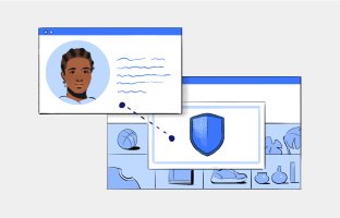 Generic profile and security illustration