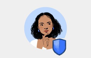 Generic profile and security illustration