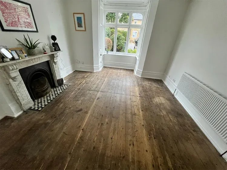 Finished wooden floor
