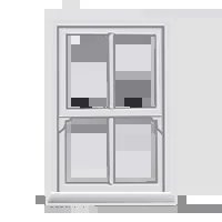 Sash window illustration