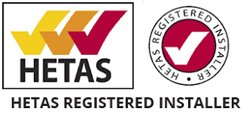 HETAS registered installer logo