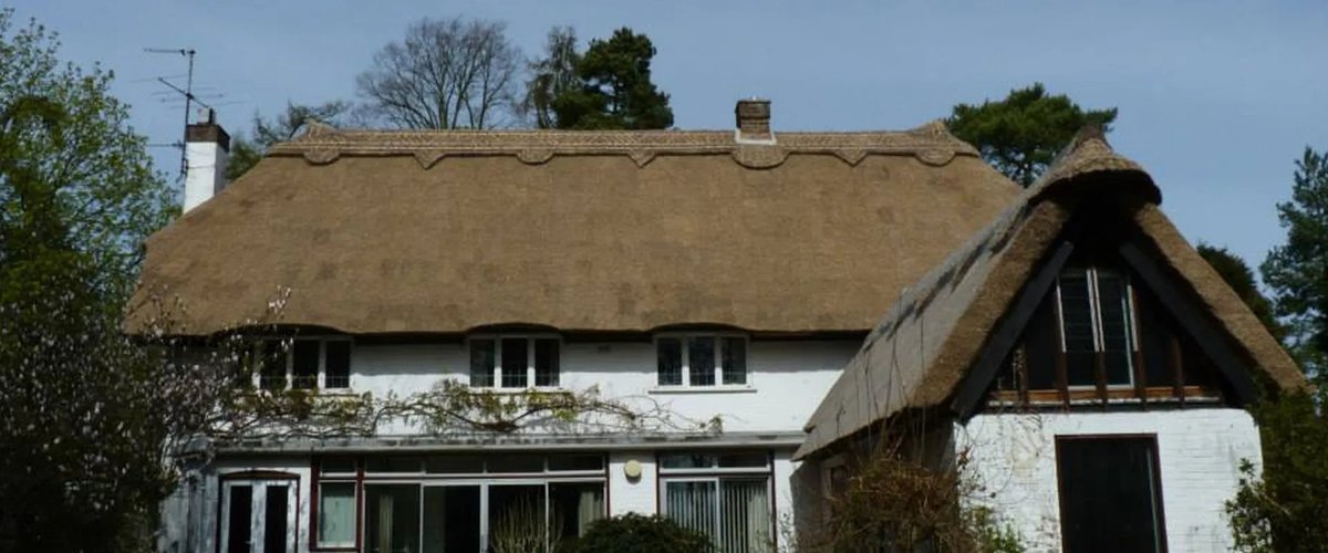 House with thatched roof