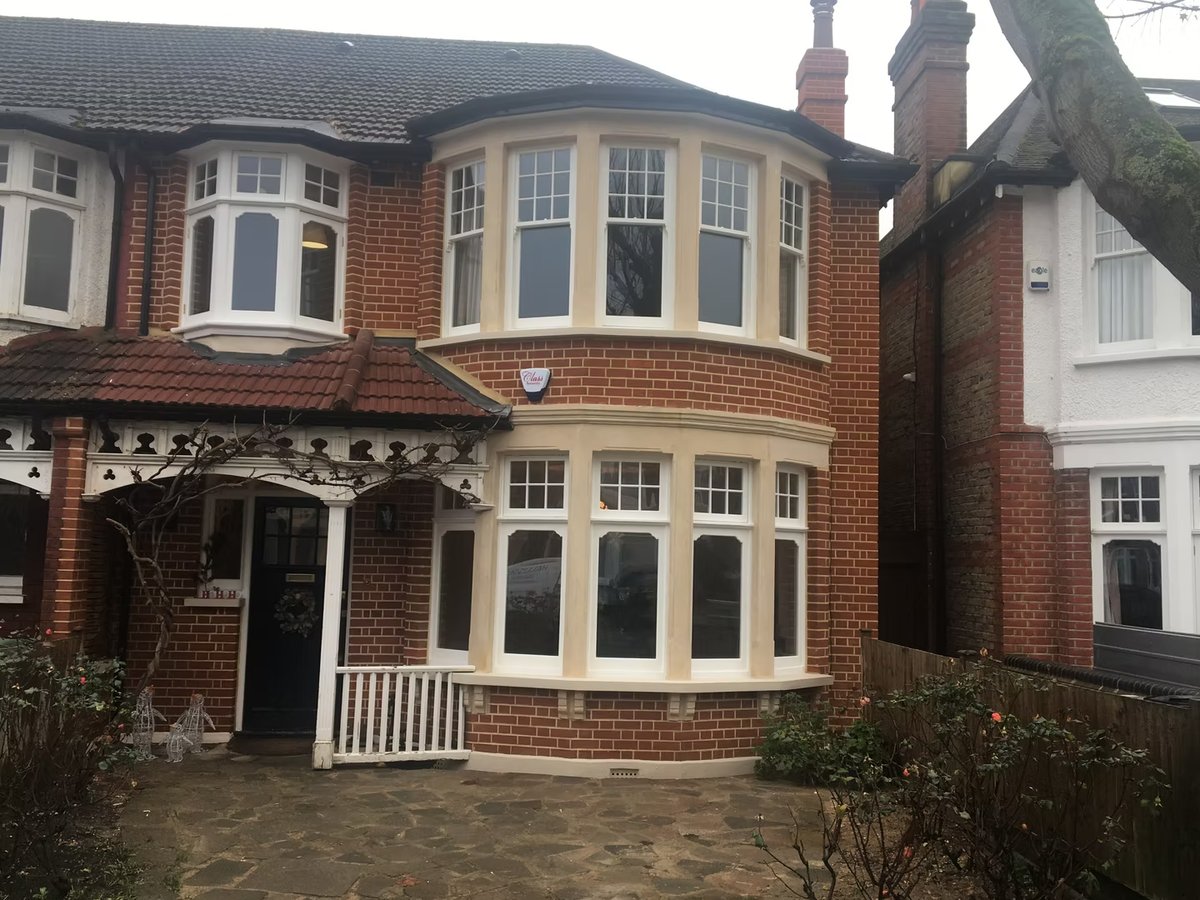 Close up of brick house, good quality image