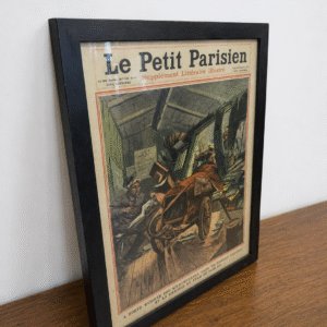 Framed Le Petit Parisien Newspaper