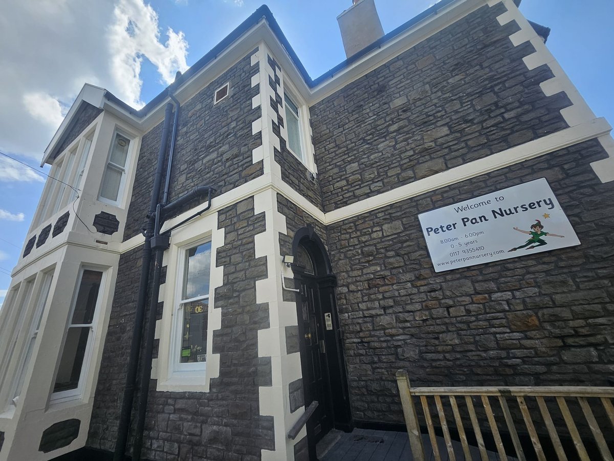 Exterior stone work on a building, likely a period home restoration project.