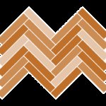 Herringbone wood floor pattern