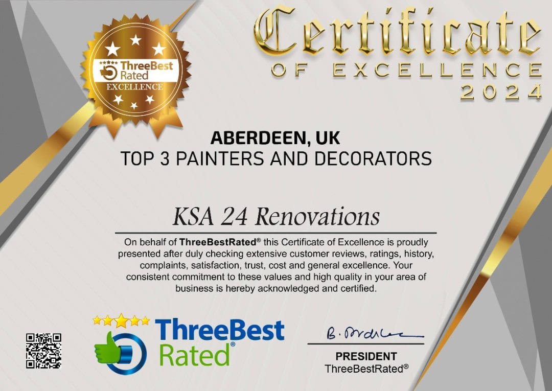 KSA 24 Renovations | Painting and Decorating services | Plastering Aberdeen - period home restoration work