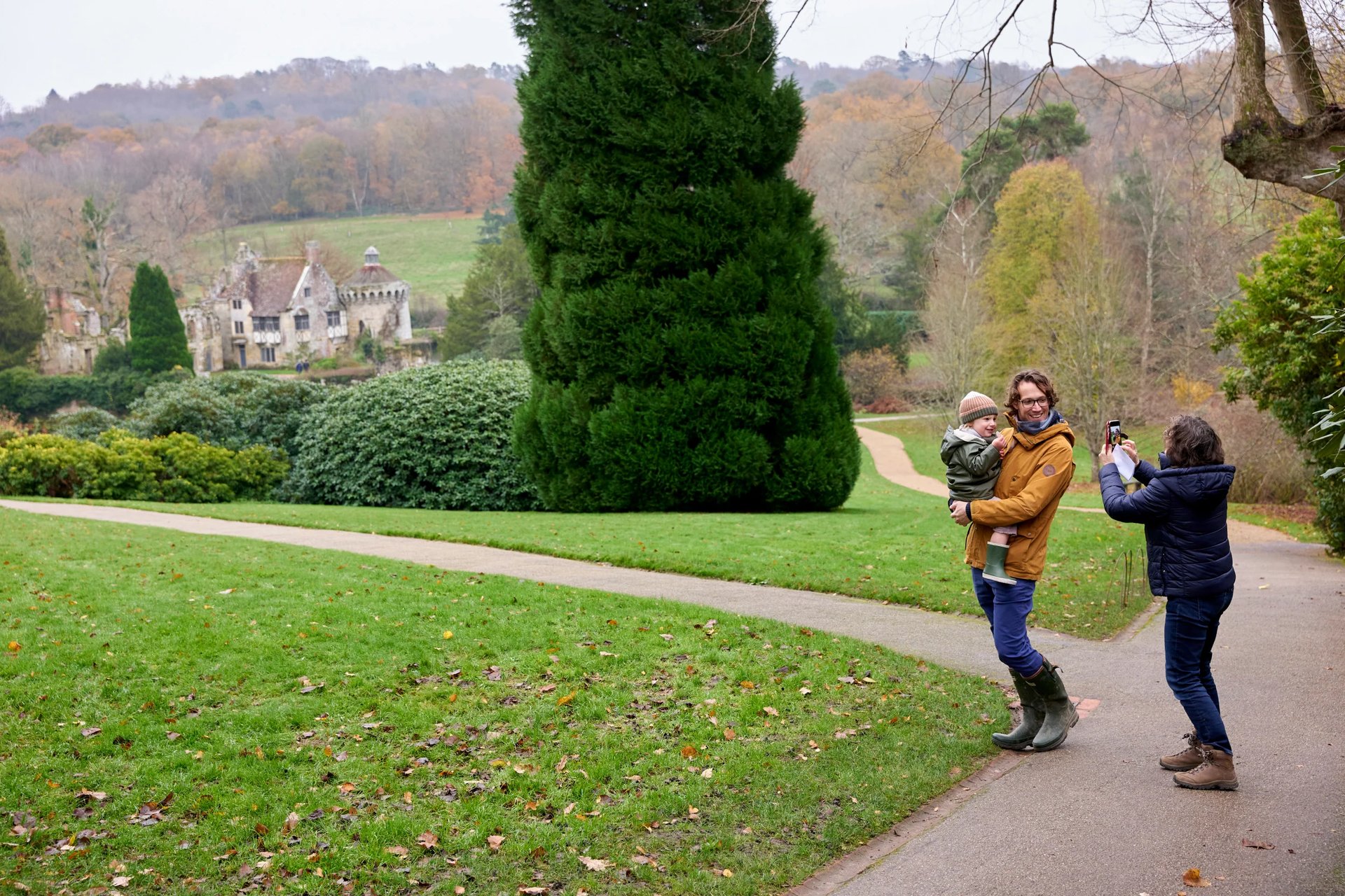 National Trust - Scotney Castle - period home restoration work